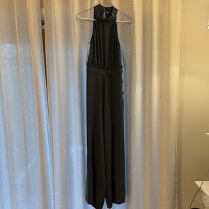 Zara Charcoal Sleeveless Jumpsuit